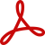 Adobe acrobat logo icon 169638