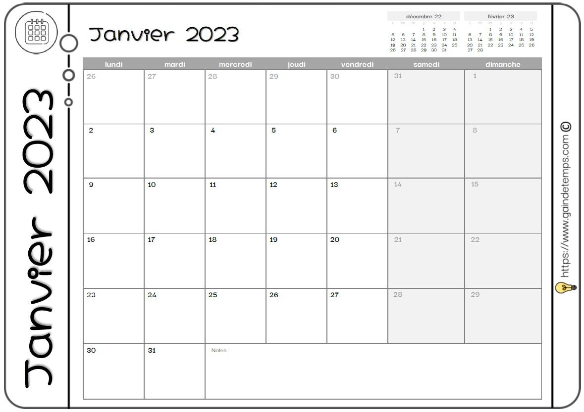 Agenda carre 2023