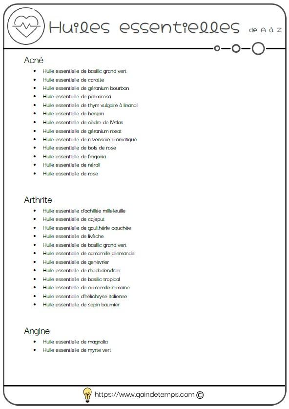 Huiles essentielles