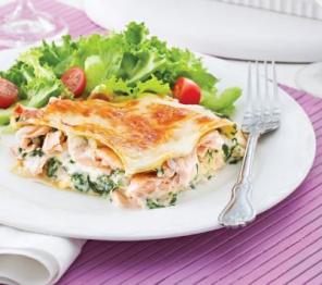 Lasagne saumon epinard