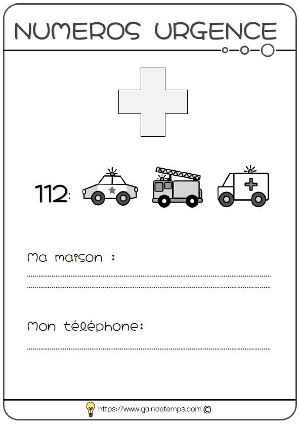 Numeros urgence enfant