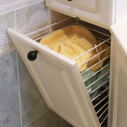 Panier a linge de salle de bain pl2 en situation