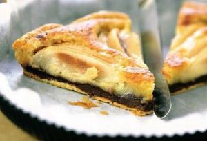 Tarte poire chocolat