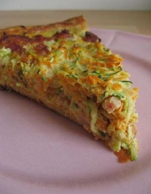 Tarte courgette carotte